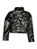 Knit Works 100% Polyester Metallic Black Jacket Size 10 - 12 - photo 2