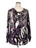 Dusak Designs Purple Long Sleeve Blouse Size XL - photo 1