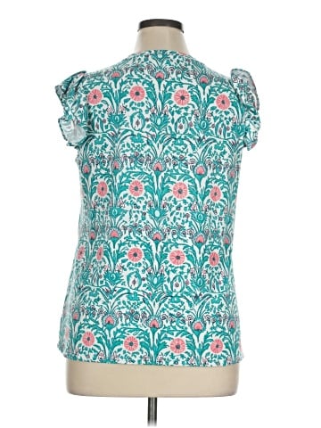 Crown & Ivy Short Sleeve Blouse (view 2)