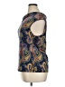 Tahari Blue Sleeveless Blouse Size XL - photo 5