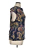 Tahari Blue Sleeveless Blouse Size XL - photo 4
