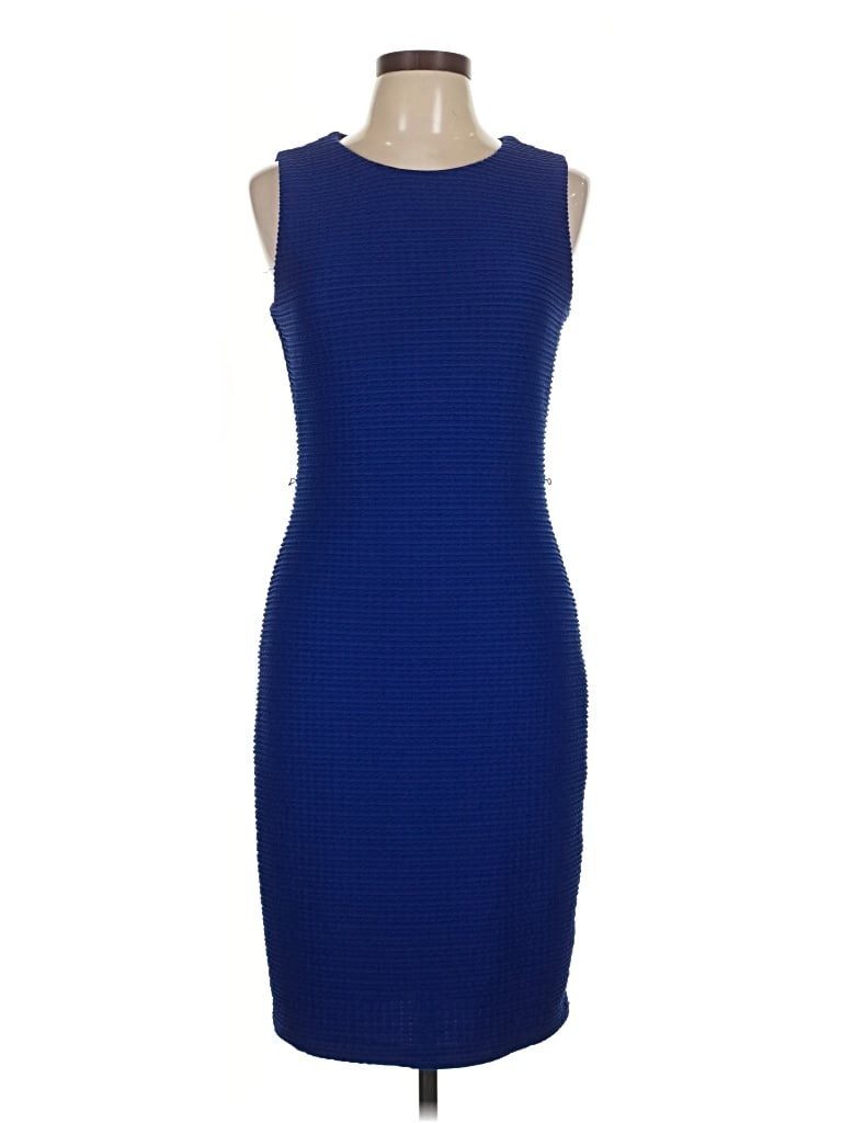 Pre-owned Dana Buchman Cocktail Dress In Blue