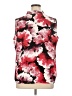 Nine West 100% Polyester Floral Red Sleeveless Blouse Size XL - photo 2
