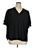 Torrid 100% Polyester Black Short Sleeve Blouse Size 1X Plus (1) - photo 1