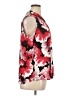 Nine West 100% Polyester Floral Red Sleeveless Blouse Size XL - photo 4