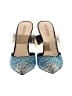 Guess Animal Print Blue Heels Size 8 - photo 2