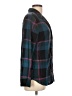 Soma Plaid Teal Long Sleeve Button-Down Shirt Size L - photo 4