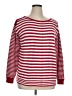 Kim Rogers Stripes Red Pullover Sweater Size XL - photo 1