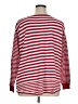 Kim Rogers Stripes Red Pullover Sweater Size XL - photo 2