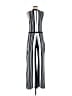 Guess Stripes White Black Jumpsuit Size L - photo 2