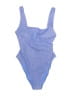J.Crew Tweed Blue One Piece Swimsuit Size 8 - photo 1
