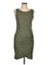 Leith Solid Green Casual Dress Size L - photo 1