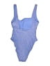 J.Crew Tweed Blue One Piece Swimsuit Size 8 - photo 2