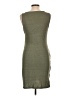 Leith Solid Green Casual Dress Size L - photo 2