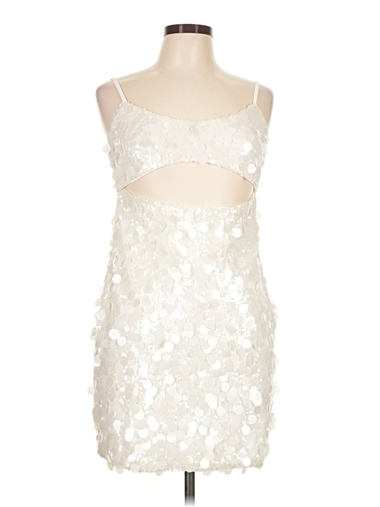 Pre-owned Meshki Cocktail Dress In Ivory