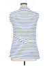 Unbranded Blue Sleeveless Button-Down Shirt Size XL - photo 2