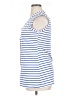 Unbranded Blue Sleeveless Button-Down Shirt Size XL - photo 5