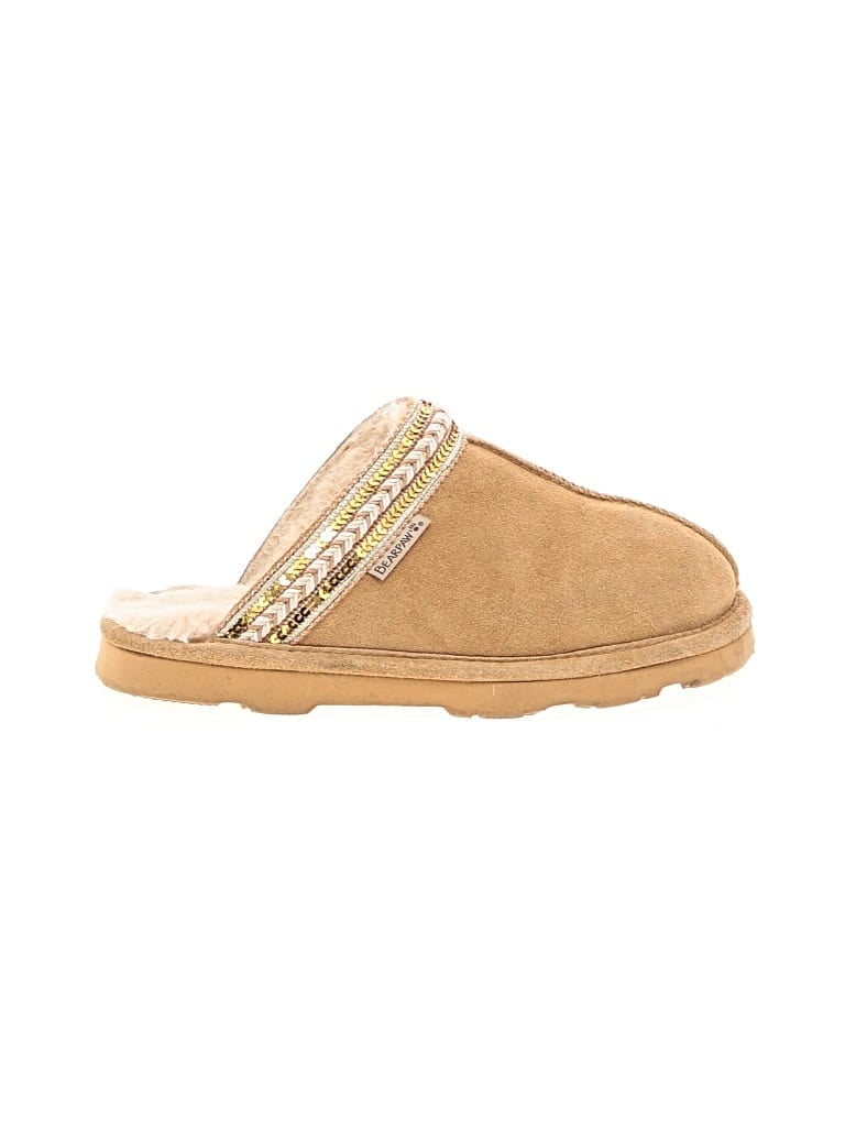 Pre-owned Bearpaw Mule/clog In Tan