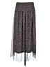 Max Studio Paisley Gray Casual Skirt Size M - photo 1