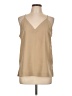 The Limited 100% Polyester Tan Sleeveless Blouse Size L - photo 1