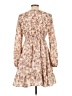 Shein 100% Polyester Floral Ivory Cocktail Dress Size L - photo 2