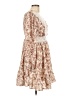 Shein 100% Polyester Floral Ivory Cocktail Dress Size L - photo 4