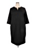 Lands' End Solid Black Casual Dress Size 18 - photo 1
