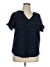 Willow Drive 100% Polyester Blue Short Sleeve Top Size XL - photo 1