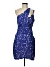 Guess 100% Polyester Blue Cocktail Dress Size 12 - photo 1
