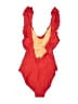 J.Crew Solid Red One Piece Swimsuit Size 6 - photo 2