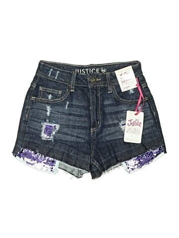 Justice Denim Shorts (view 1)