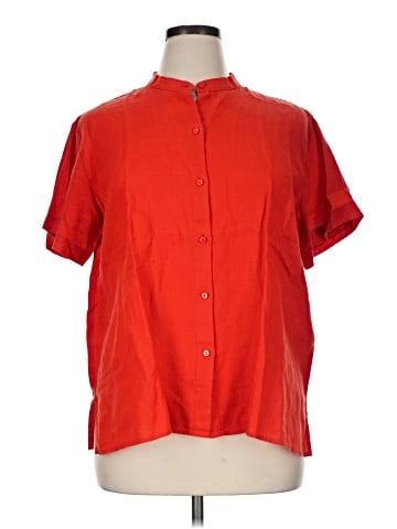Eileen Fisher Short Sleeve Blouse (view 1)