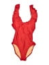 J.Crew Solid Red One Piece Swimsuit Size 6 - photo 1