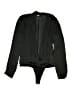 Paige 100% Polyester Black Bodysuit Size L - photo 1