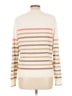 J. McLaughlin Stripes Ivory Pullover Sweater Size L - photo 2