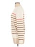 J. McLaughlin Stripes Ivory Pullover Sweater Size L - photo 5