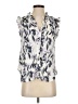 DKNY Floral Ivory Sleeveless Blouse Size S - photo 1