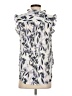 DKNY Floral Ivory Sleeveless Blouse Size S - photo 2