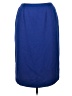 Kasper A.S.L. 100% Polyester Solid Blue Formal Skirt Size 16 - photo 1