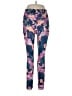 Reebok Print Purple Active Pants Size L - photo 1
