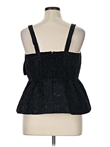 Scoop Sleeveless Blouse (view 2)