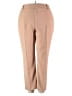 Unbranded 100% Polyester Solid Tan Dress Pants Size 2XL - photo 1
