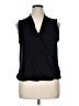 Worthington Black Sleeveless Blouse Size XL - photo 1