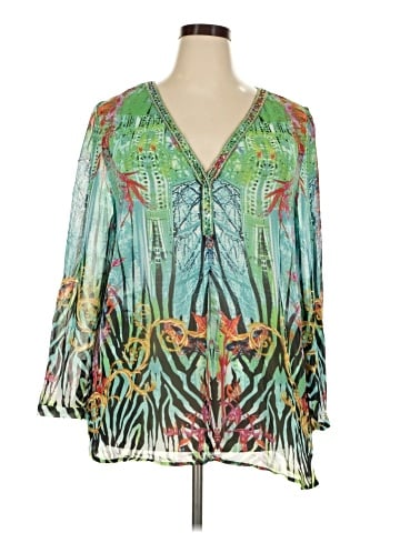 Mushka by Sienna Rose 3/4 Sleeve Blouse (view 1)