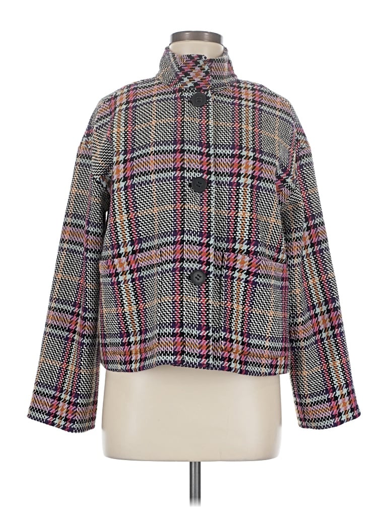 Pre-owned Halogen Coat In Gray