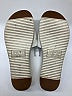 Sam Edelman 100% Leather Chevron-herringbone Ivory Sandals Size 8 - photo 5