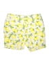 Talbots Print Yellow Shorts Size 16 - photo 1