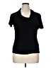 Chaus Black Short Sleeve Top Size XL - photo 1