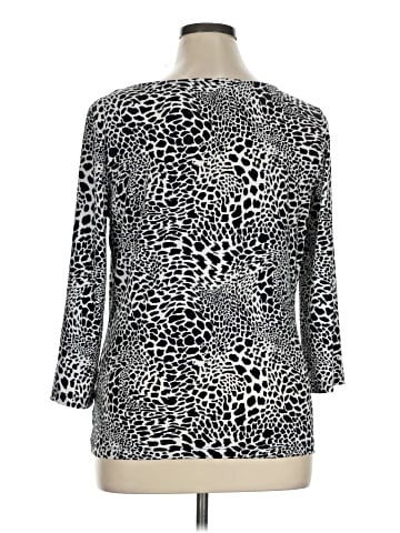 Jones New York Signature 3/4 Sleeve Blouse (view 2)