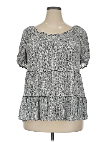 C established 1946 Short Sleeve Blouse (view 1)